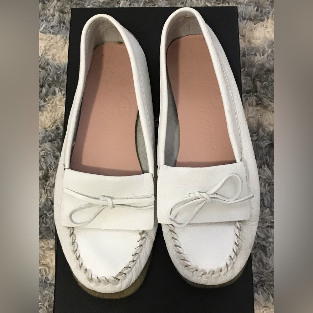 Jcrew white loafers - Picture 3 of 6